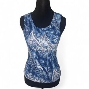 ✨ Y2K Blue Paisley Tank ✨